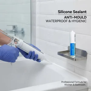 Anti Mildew Moisture Proof Silicone Sealant 0 Grade Mildew Resistance Adhesive for Kitchen & Bathroom