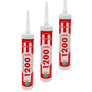 Anti-Mold Acetic Silicone Sealant 300ml White Waterproof Sanitary Grade for Bathroom Kitchen Sink Toilet