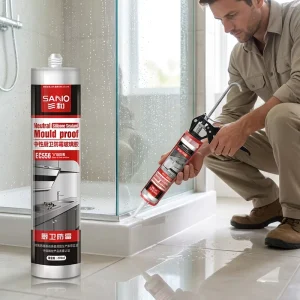Anti-Mold Silicone Sealant CE Certified Waterproof Bathroom Kitchen Sanitary Mildew-Resistant Sealant Manufacturer