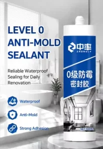 Anti Mold Silicone Sealant Factory Supply Waterproof Mildew Resistant Bathroom Sealant 300ml OEM Private Label