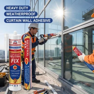 Anti-UV 789 Neutral Silicone Structural Sealant Fast-Curing Weatherproof Adhesive for Construction Aluminum