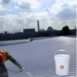 Anti UV Acrylic Waterproof Roof Coating Heat Insulation Liquid Spray Coating Environmentally Friendly