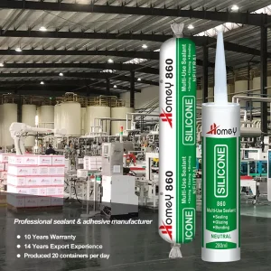 Antibacterial Neutral Silicone Sealant for Kitchen and Bathroom Adhesives Glue