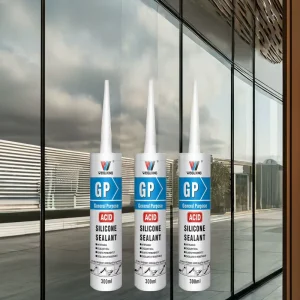 Aquarium Acetic Silicone Sealant, Waterproof and Weatherproof, for Woodworking and Windows