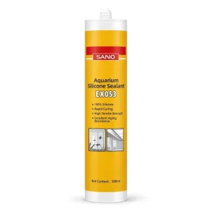 Aquarium Fish Tank Sealant EX053 100% Silicone Acetic for Glass Panel Bonding