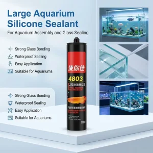 Aquarium Glass Sealant for Large Fish Tanks, Display Aquariums and Fish Ponds
