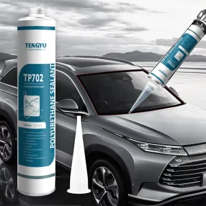 Auto Glass Polyurethane Windshield Repair Adhesive 300ml Cartridge Black Non-Sag