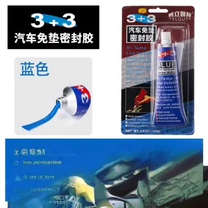 Automotive Acrylic Sealant Gasket Free High Temperature Oil Resistant Engine Cylinder Head Flange Seal Woodworking Use Red Black
