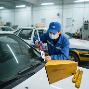 Automotive Auto Glass Polyurethane Adhesive Primerless Body Metal Joint Sealant