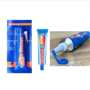 Automotive RTV Silicone Gasket Maker Blue Fast Cure 3oz Industrial High Temp Eco Friendly Construction Sealant