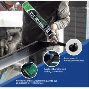 Automotive Windshield Glass Polyurethane Joint Sealant 310ml