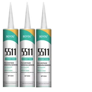 BOYOU Fast Curing Windshield Sealant Primer less Pu Sealant for Auto Glass