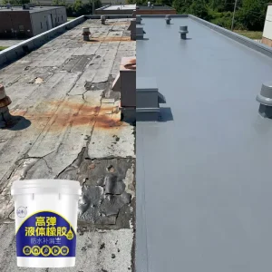 Balcony Roof Waterproof Coating Elastic Anti Leak Water Based Single Component Floor Paint