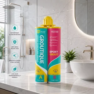 Bathroom Shower Tile Grout Epoxy Waterproof Anti Mold Beauty Seam Sealant 400ml Dual Component Non Toxic Kitchen Floor UV