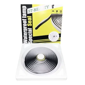 Black Butyl Synthetic Rubber Sealant for Car Headlight Retrofit