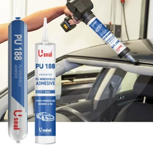 Black Primerless 300ml Automotive PU Polyurethane Adhesive Sealant for Car Glass