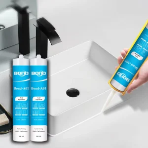Black Silicone Sealant for Bathroom and Kitchen Waterproofing