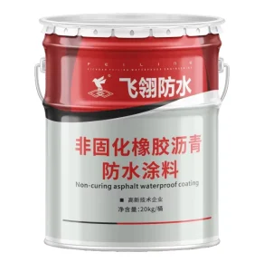 Black Waterproof Leak Repair Coating for Flat Metal Roofs Foundations Indoor and Outdoor Walls and Bathrooms