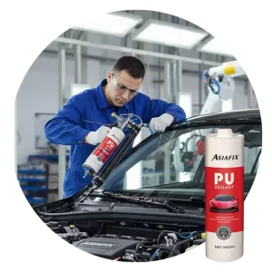 Black Waterproof Polyurethane Adhesive Sealant for Automotive Windshield Glass