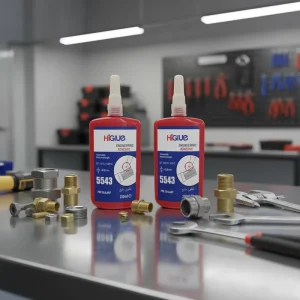Blue Oil Resistance Fire Pipeline Water System Use Liquid Pipe Thread Adhesives and Sealants 5543 Liquid PTFE Tape 50ml 30ml
