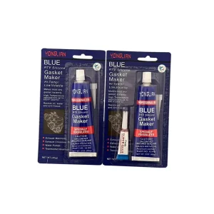 Blue Silicone RTV Gasket-Free Sealant for Car Repair and Transportation