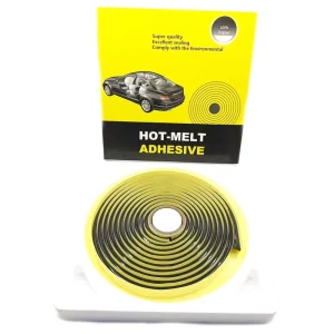 Butyl Glue Sealant for Car Headlight and Windscreen Sealing, Black Gray