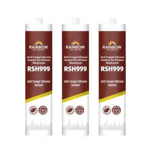 Caulking for Toilet and Shower Sanitary Silicone Sealant Interior and Exterior Anti Fungal Quick Curing White