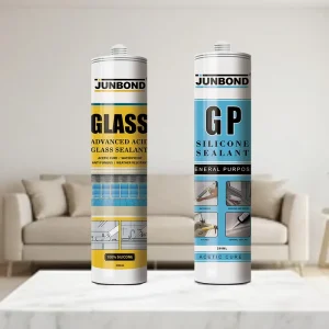 Clear Acetic Cure Silicone Sealant Adhesive for Aquarium Glass Bonding Construction and Transportation Use High Flexibility