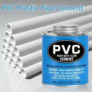 Clear PVC Solvent Adhesive Quick Setting UPVC Pipe Glue Factory Supply
