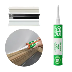 Clear Silicone Adhesive Sealant for Interior and Exterior Joint Caulking