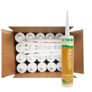 Clear Silicone Sealant Weatherproof for Glass Leather Interior Exterior Fungicidal Joint Woodworking and Construction