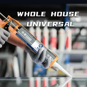 Clear Waterproof Silicone Adhesive Sealant Cartridge for Roof Tiles, Curtain Walls, Glass Doors and Transportation Use, UV