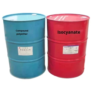 Cold Storage Exterior Wall Insulation Flame Retardant Polyurethane Composite Material Black and White