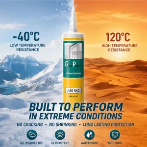 Component Acid Curing Glass Aluminum Window Sealing Adhesive Structural Acetic Silicone Sealant for Construction