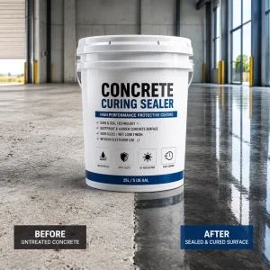 Concrete Floor Sealer Anti Dust Wear Resistant Hardener Waterproof Odorless Indoor Garage Floor Coating
