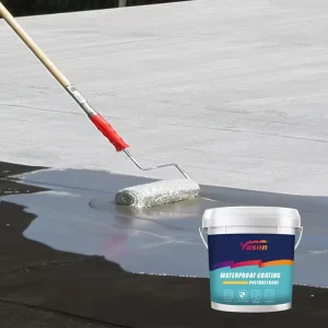 Concrete Roof Waterproof Coating Two-Component Acrylic Liquid Sealant for Roofs and Gutters Outdoor Brush Application