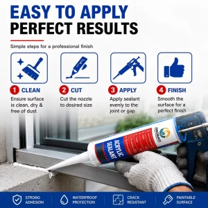 Construction Acrylic Sealant for Building Joint Sealing