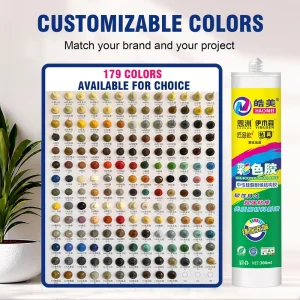 Construction Efficient Medium Modulus Glass Glue Adhesive Neutral Building RTV Silicone Sealant for Outdoor Pergola Glazing