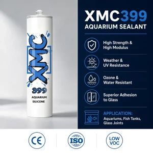 Construction Silicone Sealant Non-Toxic Low-VOC Fast-Curing Waterproof Fish-Safe Clear