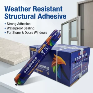 Construction Silicone Sealant for Wall Panel Installation Door Window Bonding and Weatherproof Sealing