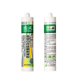 Contractor Grade High Adhesion Weatherproof Neutral Silicone Sealant