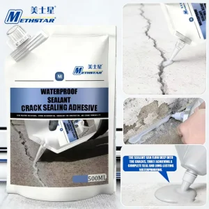 Crack Repair Filler and Waterproof Sealant for Road Surfaces, Walls, Roofs, and Floor Gaps