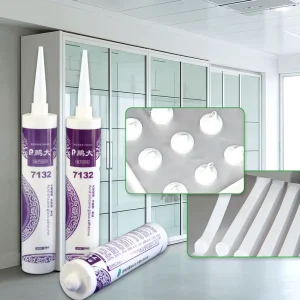 Curtain Wall Construction Gel Silicone Sealant Glass Sunlight Rooms Acid-Resistant Woodworking Packing Silicone Sealant