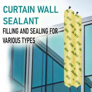 Curtain Wall Construction Silicone Sealant Weatherproof UV Resistant Neutral Sausage Glass Aluminum Facade Joints