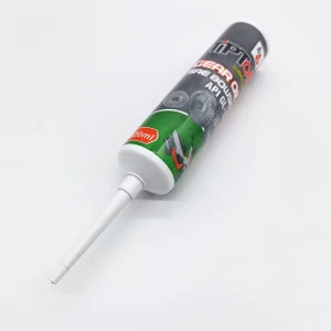 Custom 120ml PE Tube Long Nozzle Plastic Packaging Container Offset Printing for Aerosol Use