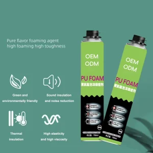 Custom PU Polyurethane Foam Sealant Strong Bonding Rock Slab Construction Adhesive