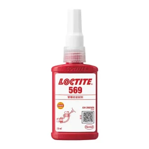 Direct Sale Loctit 569 Hydraulic Pneumatic Pipe System Sealant Low Strength High Pressure Resistant Metal Pipe Thread Sealant