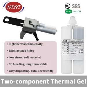 Double-Component Thermally Conductive Silicone Sealant Gel 1.5-2 W/mK for Electronic Equipment Heat Dissipation