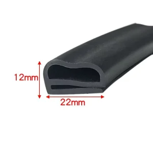 E-Type EPDM Rubber Cold Storage Door Waterproof Anti-Collision Strip