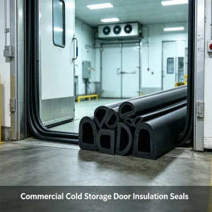 EPDM Sponge Foam D-Profile Rubber Seal Extrusion Weather Strip for Cold Room Freezer Doors